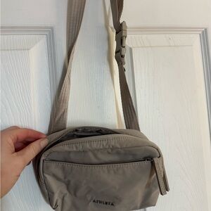 Athleta Tan Crossbody Bag